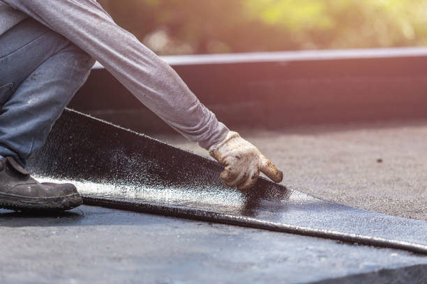 Professional Basement Waterproofing technician working in Elma, NY